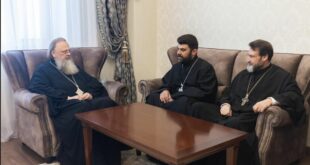 Fr. Aprem Alkhas meets with the Head of the Don Metropolitanate, His Eminence +Mercury, Metropolitan of Rostov and Novocherkassk